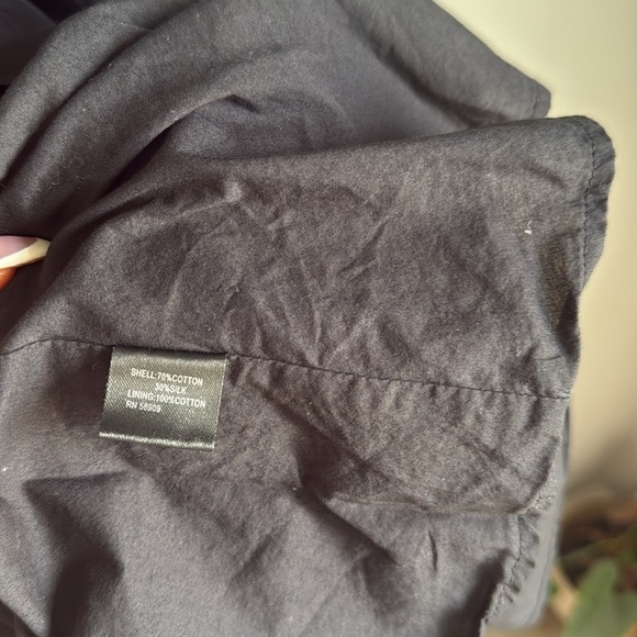 Antonio Melani Black Rosalia Tiered Puff Sleeve Silk Peasant Dress small - Picture 8 of 13